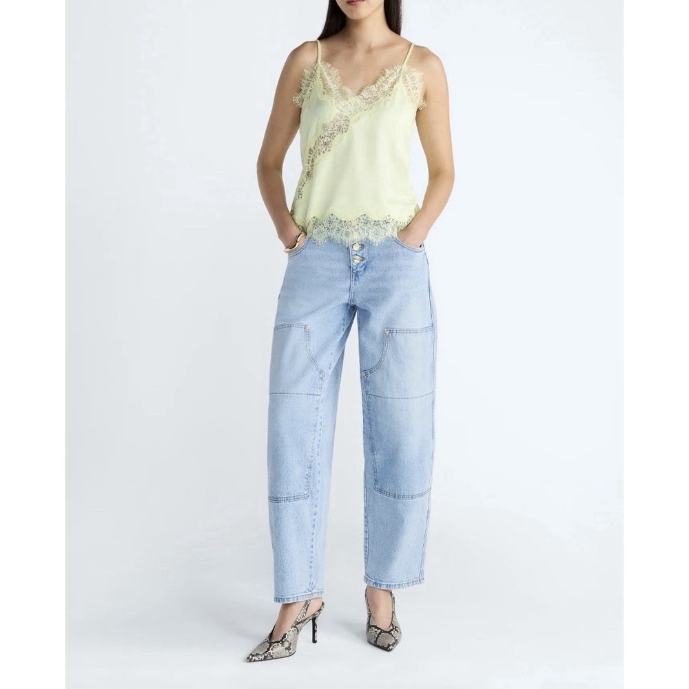 Devil Wears Prada Scoop Collection Women's High Waisted Button Jeans Size 6 NWT